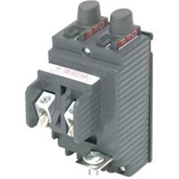 Connecticut Electric Circuit Breaker, UBIP Series 20A, 2x1 Pole, 120V AC 6797039